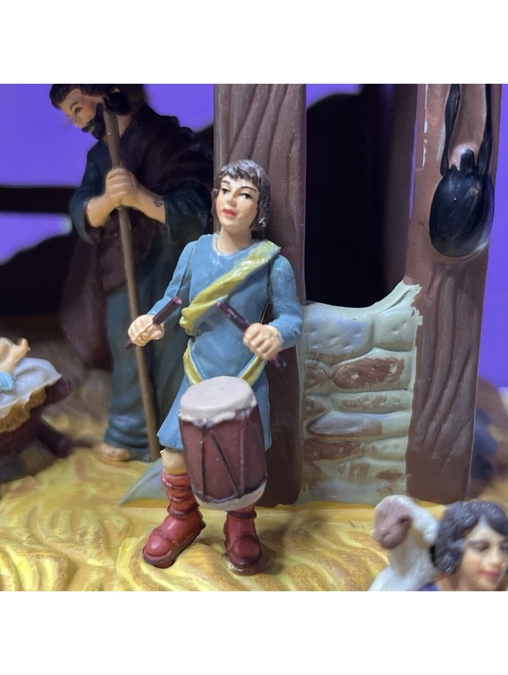 Vintage Mr Christmas The Story Of The Nativity- Lighted,  Music & Story vintage